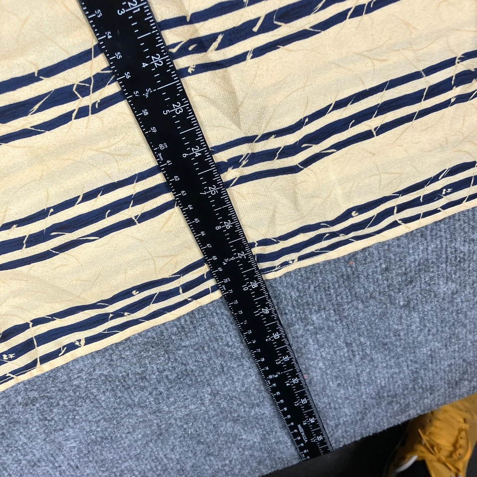 Blusa Jones Wear Top Mujer Talla 16 Beige Azul Marino Rayas Manga Corta De Colección Foto 3 de 4