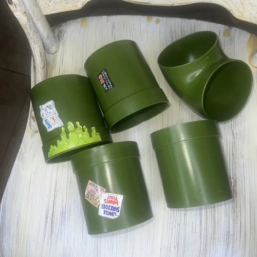 1989 TMNT Sewer Lair Playset Tunnels Part Ninja Turtles Teenage Mutant Lot Of 5