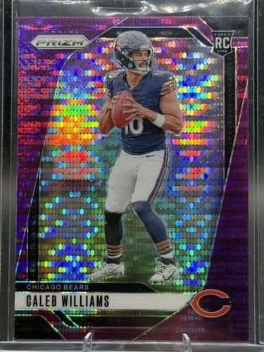 2024 Panini Prizm - Rookies Caleb Williams #301 Purple Pulsar Prizm (RC)
