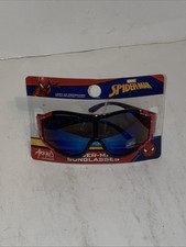 Marvel Spider-Man Kids Sports Wrap Sunglasses Red Paint Splatter