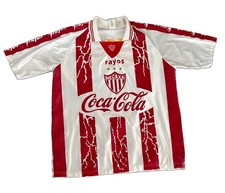 Vintage Club Necaxa Rayos Jersey Coca Cola Sol 90s Liga MX México Size XL RARE