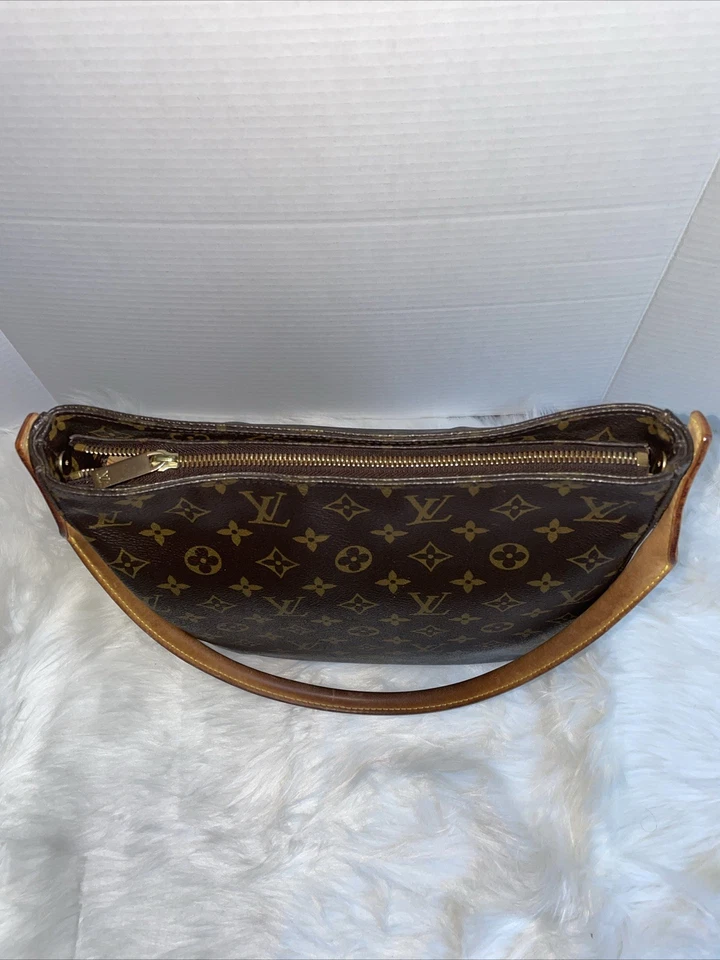 Louis Vuitton LV Monogram Looping GM Handbag Brown Canvas Shoulder Bag - Image 2 of 4