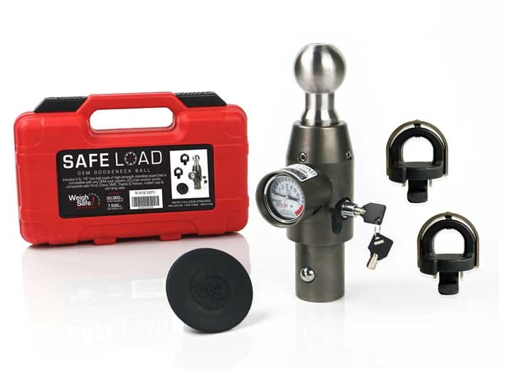 Weigh Safe WSOEMPU Gooseneck Ball OEM For Ford/Chevrolet (30K GTWR) w/Pucks