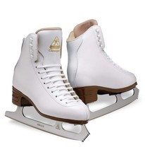 Jackson Ultima Classique JS1990 Women's Ice Skates White Size 9.5 B