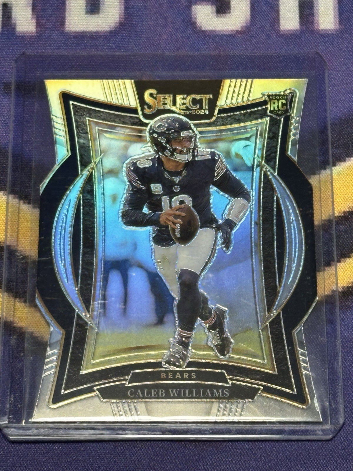 2024 Panini Select Caleb Williams Concourse Rookie RC Silver Prizm Die-Cut #25