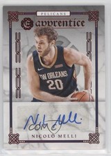 2019 Panini Chronicles Apprentice Signatures Red Nicolo Melli #AP-NML Auto 0l9t