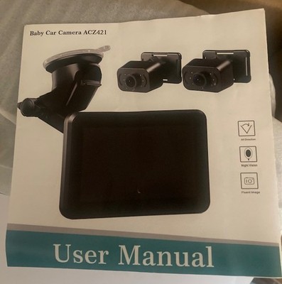 ITOMORO Baby Car Camera ACZ421 Dual Camera system brand new with manual
