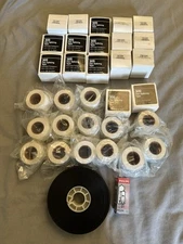 35mm Movie Film Perforated Splicing Tape (Transparent & White) x31.  Black 35mm.