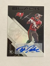 2020 Panini Black Tyler Johnson RC AUTO SP #142 Buccaneers 03/50