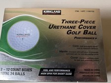Kirkland Signature Performance  Three Piece Urethane Cover Golf Balls - 2 Dozen