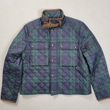 Polo Ralph Lauren Youth Kids Size Small Green Quilted Barn Jacket