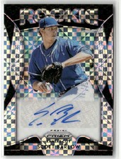 2019 PANINI PRIZM #RA-SB SCOTT BARLOW ROOKIE AUTO POWER PLAID PRIZM ROYALS /75
