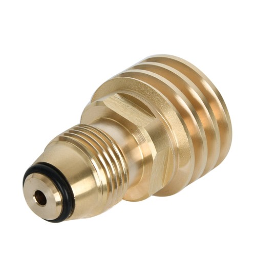 Universal Propane Tank Adapter Converts POL LP Tank Service Valve to QCC1/Typ...