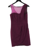 Limited Collection A-Line Midi Dress UK10 in Purple