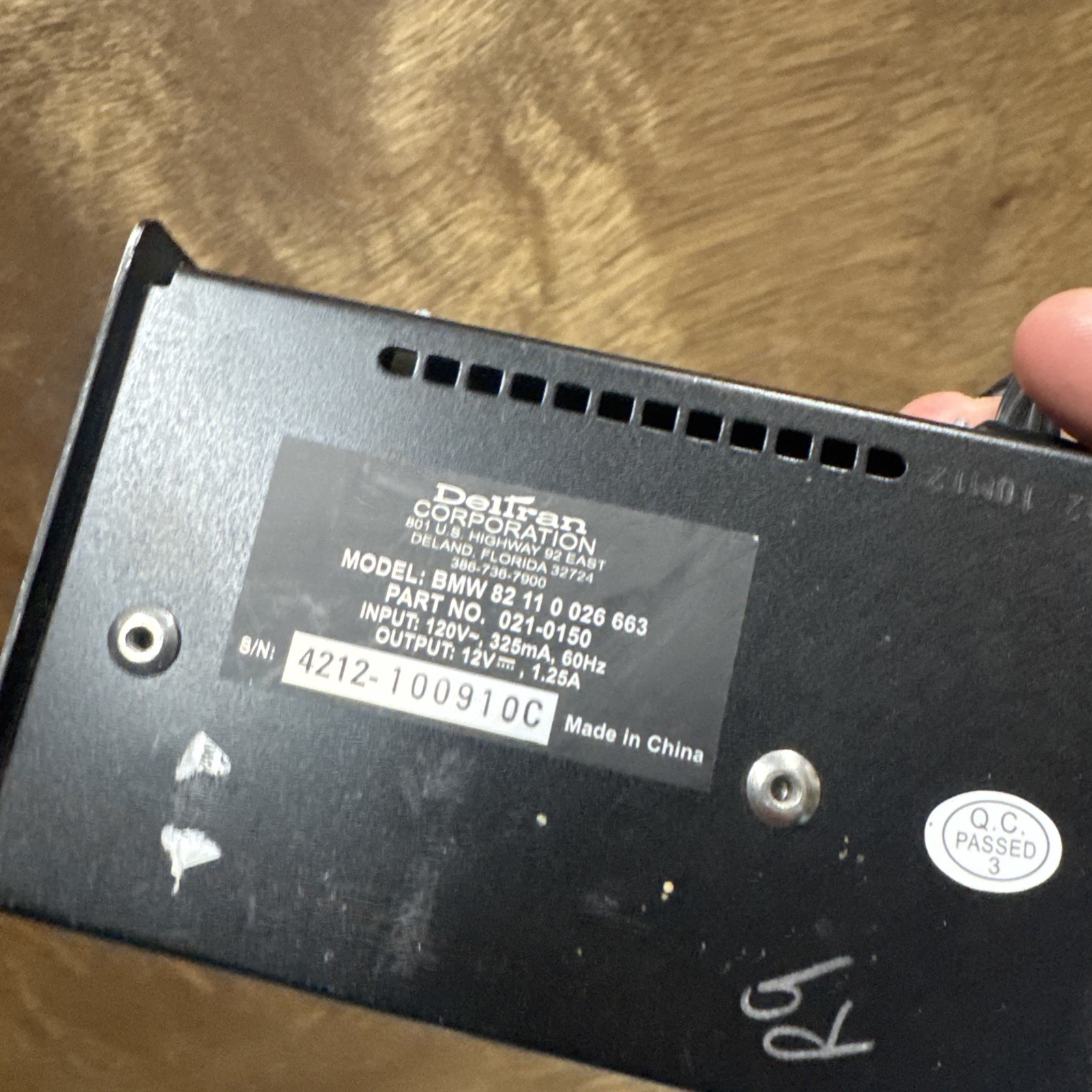 BMW Advanced Battery Charging System 12V 1.25A Model #82 11 0 0 026 663