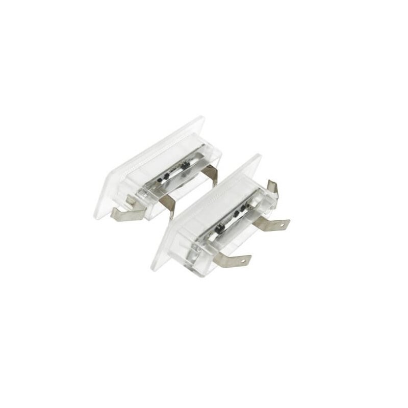 Kit Luci Targa LED per Smart Fortwo W450 W451 W453 CANBUS 12V 5W Bianco - Miniatura 2