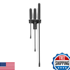 Tekton Angled End Handled Pry Bar Set Wall Hanger 3-Piece 12 17 25 In. Lsq96503
