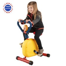 Kids Exercise Bike Stationary Cycle Ages 4 Adjustable Seat Indoor Riding Boys