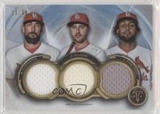 2019 Topps Triple Threads Relic Combos 13/36 Matt Carpenter Paul DeJong 6fs