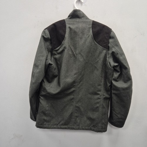 Barbour Berwick Herringbone Grey Waterproof Breathable Coat Jacket Size Large - Picture 2 of 10