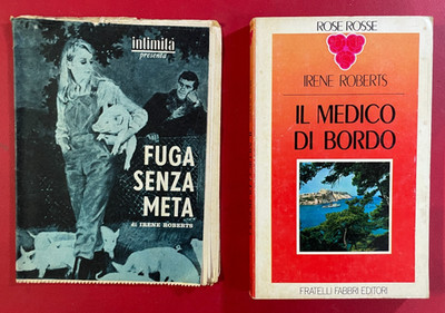 Irene ROBERTS Lot 2 Bücher ZIELLOSE FLUCHT + DER BORDARZT Intimität Schmiede