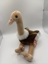 TY Beanie Baby - STRETCH the Ostrich 6.5 inch MWMT Plush Toy
