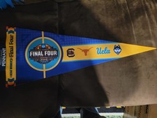 2026 Women's Final Four 4 Team UCLA Texas UConn, South Carolina 12x30 Pennant
