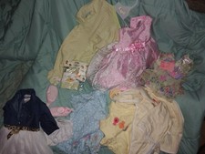 6-12 mixed sizes baby clothing lot some nwt jumpers girls dresses