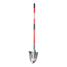 48 In. Fiberglass Straight Handle 60 In. One Shot Steel Garden Shovel