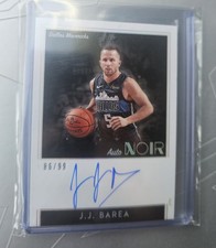 J.J. Barea 2018-19 Panini Noir Auto Color #86/99