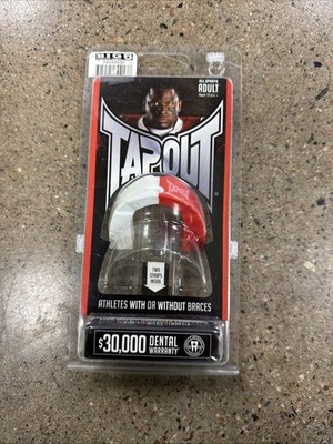 Tap Out Adults, Mouthpiece, White, And Red Athletes Without Braces Or With  New