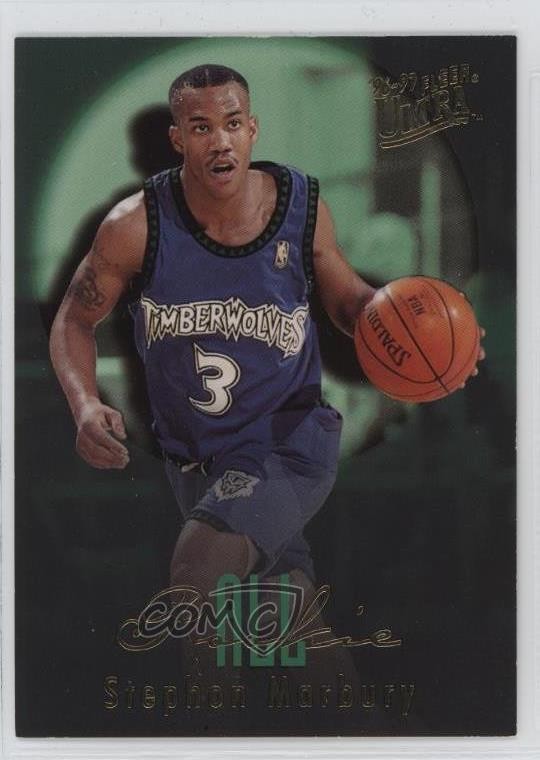 1996-97 Fleer Ultra All Rookie Stephon Marbury #10 RC 12g7