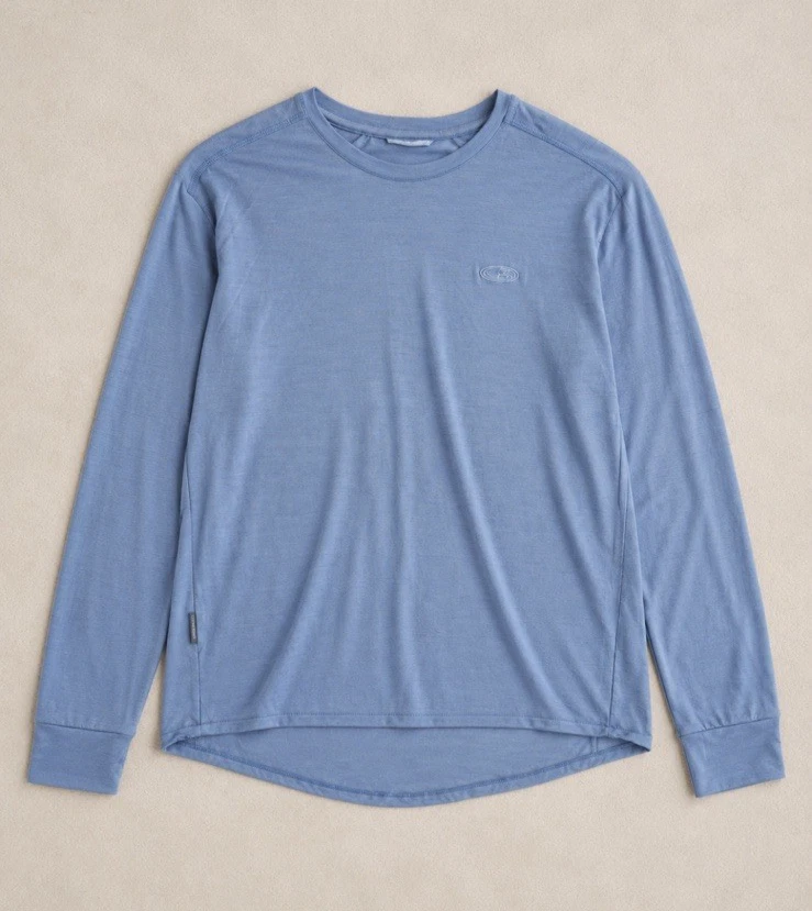 Icebreaker Merino Wool Blend Long Sleeve Base Layer Shirt Men XL Blue FLAW
Opens in a new window or