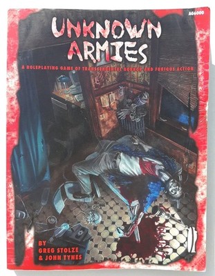 UNKNOWN ARMIES Roleplaying Game Transcendental Horror Furious Action AG6000 READ