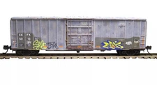 CIT Group 50' Ribside Box Car Weathered Graffiti Micro-Trains 027 45 510 N SCALE