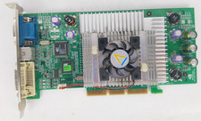 Used Nvidia Geforce3 Ti200 MSI ms-8851 64mb AGP Internal Video Card
