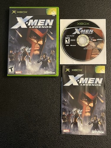 X-Men Legends (Original Xbox, 2004) Complete CIB TESTED WORKING!!