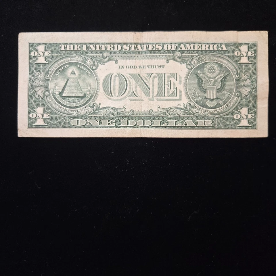 1 Dollar Bill FANCY Serial Number G 00480049 F 2009  Rare Number Note USA - Image 4 of 4