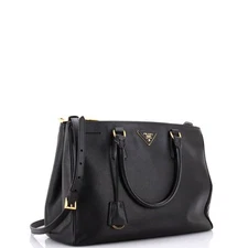 Prada Galleria Double Zip Tote Saffiano Leather Medium - Image 2 of 4