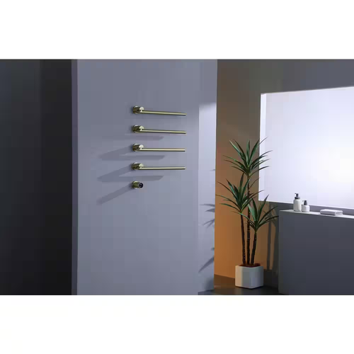 4-Towel Electric Heated Holders Stainless Steel Wall Mounted Plug-Ln and Hardwir - Picture 4 of 9