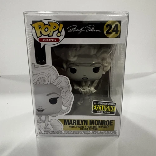 Funko Pop Marilyn Monroe #24 Black White Icons Entertainment Earth Exclusive