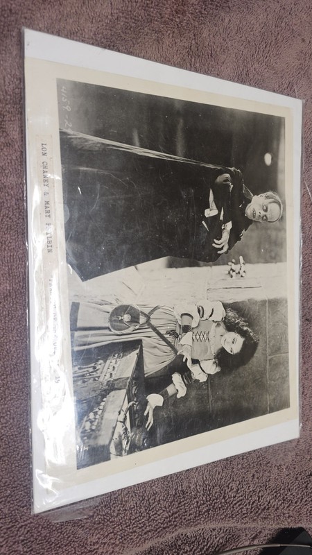 Phantom Of The Opera  Photo 1925 Lon Chany & Mary Phibin PSA Authenticated...