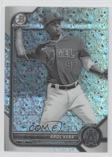 2022 Bowman Chrome Prospects Black & White Mini-Diamond Refractor Arol Vera 11b4