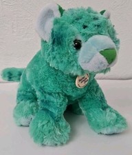 Wild Republic Tiger Mint Green Plush Stuffed Animal St. Louis Zoo 12" W Tags L66
