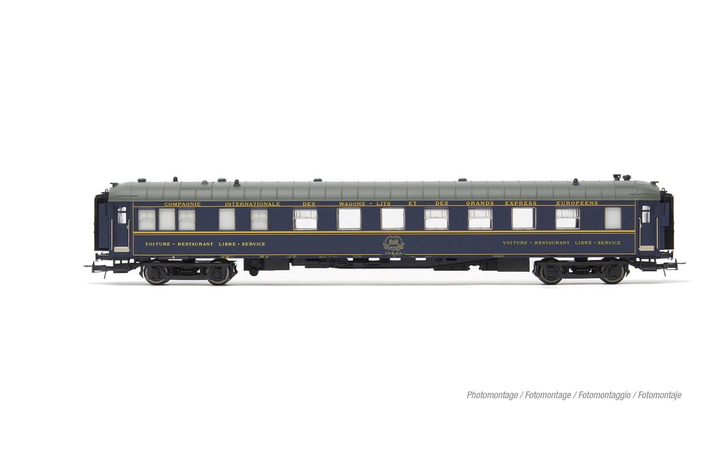 Jouef HJ4208 CIWL Restaurant Coach Libre-Service Ep. Iv Rolling Gauge 1:87 Scale
