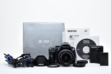 PENTAX K-30 Digital SLR Camera Kit DAL18-55mm Black Excellent Condition