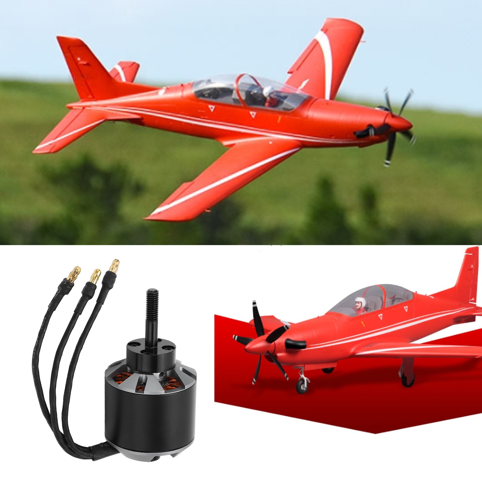 QA4220 650KV Brushless Motor For RC Remote Control Airplane Fixed Wing Drone
