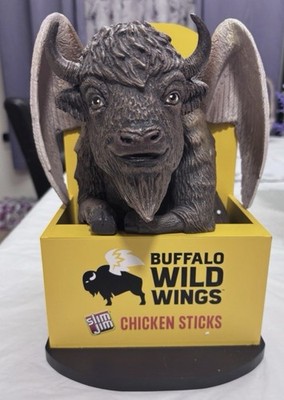 Buffalo Wild Wings Store Display Slim Jim Buffalo Figure NEW IN Box RARE