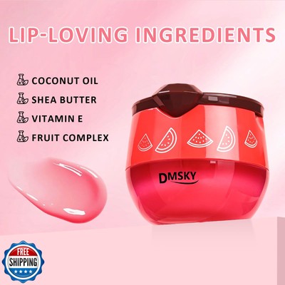 DMSKY 6 PCS Bee Lip Balm Honey Pot, Propolis Lip Mask Overnight Moisturizing ...