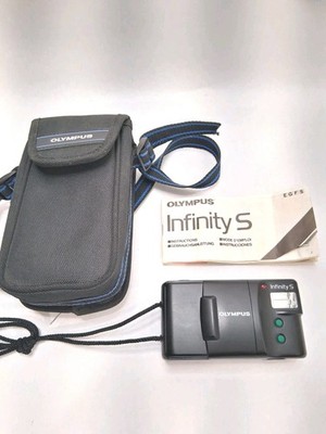 Olympus Infinity S Point & Shoot 35mm Film Camera WORKS VG Condition 